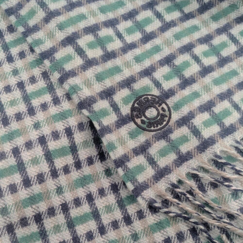 HERMES Blue Scarf - Picture 3 of 7